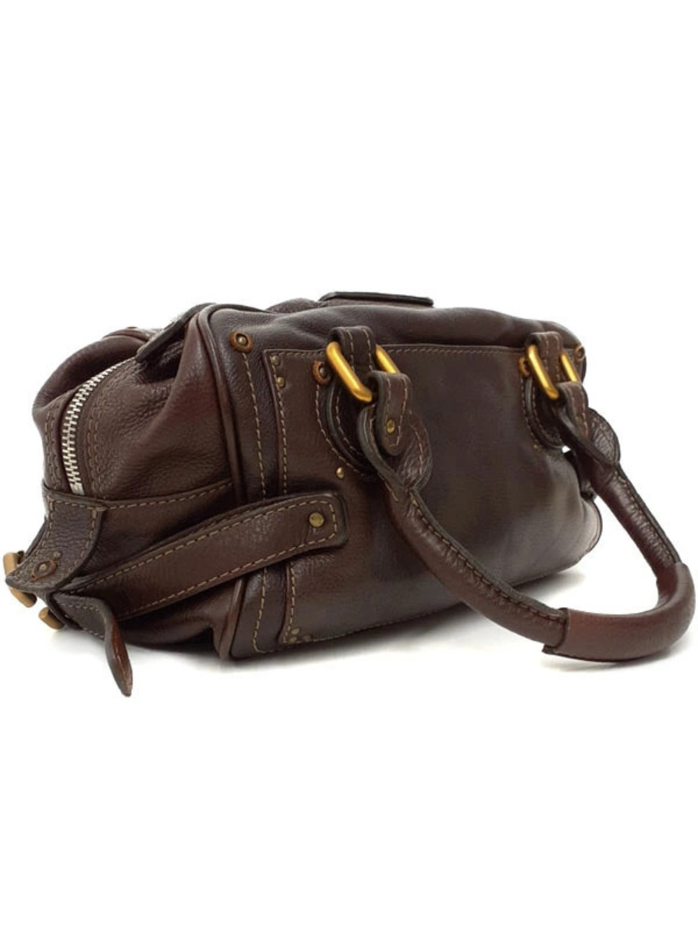 Chloe Paddington Satchel Bag Shoulder Black